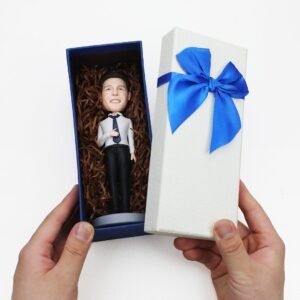 Boss's Day Gifts Businessman Custom Bobblehead With Engraved Text